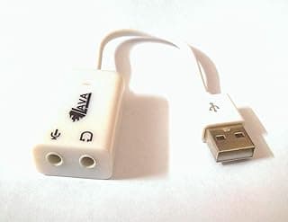 Hi speed external usb to 3d audio sound card adapter with 7.1 virtual lava-channel sound