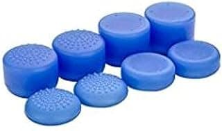 Pack of 8 pcs Analog Controller Gamepad Raised Antislip Thumb Stick Grips Thumbsticks Joystick Cap Cover for PS5, PS4, PS3, Switch Pro, Xbox one, Xbox 360, Wii U, PS2 Controller (Blue)