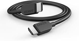 Cable 8K,60Hz, 6ft Ultra HD 4K,120Hz HDMI to HDMI Cord, 48 Gbps Ultra High-Speed Durable Cable with HDMI 2.1 and HDR, Compatible with Playstation 5, Xbox, Samsung TVs, Black, 18 Months Warranty