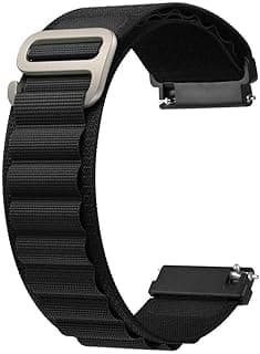 حزام Alpine Loop من BOGDU متوافق مع سامسونج Galaxy Watch 6/5/4 (40mm, 44mm)، وWatch 6 Classic (43mm, 47mm)، وPro 5 (45mm) - حزام رياضي من النايلون المرن 22mm