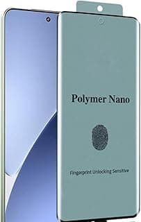 Polymer HD Clear Screen Protector with Black Edge Flexible Anti-Scratch Film [Supports Fingerprint Unlock] Compatible With Honor 400 Pro
