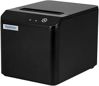 طابعة إيصالات حرارية USB مع قاطع تلقائي 80 ملم، XP-T80Q