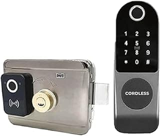 Cordless CL-21 Digital Smart Door Lock,Keypad Entry, Electronic Security Lock for Gate, Tuya App, Installation free