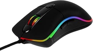 GM20 - Chromatic RGB Gaming Mouse (4800 DPI) - For PC & Laptop - Black