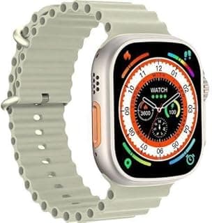 T800 Ultra Smart Watch, 1.99 Inch Screen, Bluetooth, Waterproof, Wireless Charging, Fitness Tracker (Gray)