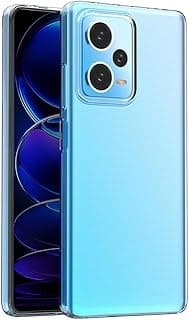 For Xiaomi Redmi Note 12 Pro Plus (5G) HD Transparent Tpu Silicone Back Cover, Anti Yellowing And High Protective From Shocks Compatible with Xiaomi Redmi Note 12 Pro Plus (5G) (6.67’’) (Transparent)