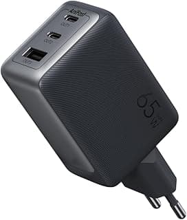 شاحن من أورايمو بمنفذ USB متوافق مع تيكنو وإنفينيكس والهواتف الذكية، 3 منافذ، 65 واط، مع شحن سريع وتقنية GaN وحماية متعددة