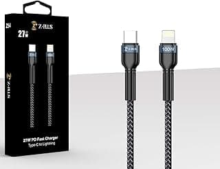 Zplus Z54 27W Type-C to Lightning Fast Charging Data Cable 1M - Black