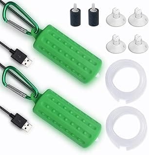 Aquarium USB Air Pump Ultra Quiet Nano Air Pump for Fish Tank with Hanging Buckle