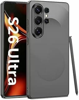 Fekra Case For Samsung Galaxy S26 Ultra Super Slim "S" Design Case, Anti-Fingerprint Camera Protection Matte Texture Cover (Grey, S26 Ultra)