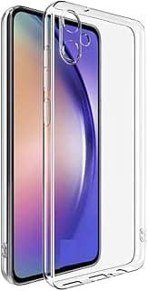 جراب سامسونج Galaxy A05 سيليكون TPU نحيف مقاوم للصدمات، غطاء حماية مرن شفاف