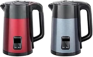Electric Kettle Stainless Steel 2L 2200W Fast Boil Multicolor