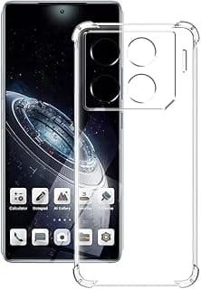 Dl3 Mobilak Case Compatible with Infinix GT 20 Pro 5G, Cover Silicone Transparent TPU Gorilla Anti-shock Protector Camera Shockproof Corners - Clear