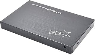 علبة هارد ديسك 2.5 بوصة SATA، منفذ USB 2.0، تدعم حتى 3TB | توصيل وتشغيل، بدون طاقة خارجية، متوافقة مع ويندوز 8 وماك، مستقرة وسريعة، تدعم سعة تخزين كبيرة
