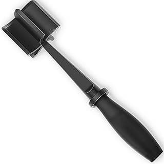 Meat Chopper, Heat Resistant Nylon Chop Meat Masher Tool, 5-Blade Head 11inches Multifunctional Meat Stirring, Non Stick Mix Hamburger Ground Meat Choppers.