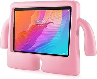 Cartoon Shockproof Kids' Case Stand for Samsung Galaxy Tab A7 lite 8.7in 2021 (T225/T220, Light Pink)