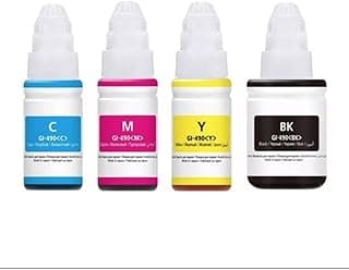 Canon Pixma G3400 Replacement Ink 4 Colours Gı-490 Colour