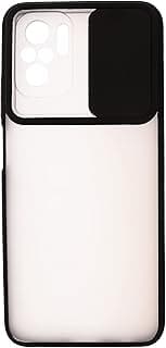 Hard Silicone Back Case with Camera Protective Cover for Xiaomi Redmi Note 10S - Black 130