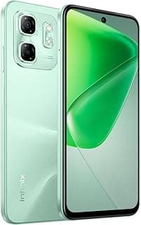 موبايل انفينيكس هوت 50i شبكة الجيل الرابع 4G بسعة تخزين 256 جيجابايت وذاكرة رام 8+8 جيجابايت، أخضر غامق
