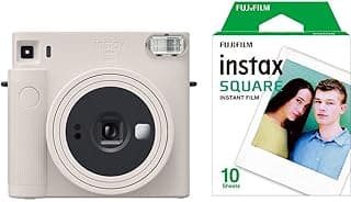 SQ1 Instax Square Film (Chalk White)- 10 Sheet