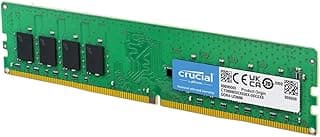 ذاكرة RAM للكمبيوتر سعة 16 جيجابايت من كروشال DDR4 بتردد 3200MHz سي ال 22 CT16G4DFRA32A 16.0 GB،