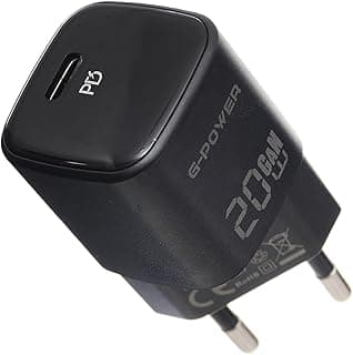شاحن من جي باور بتقنية USB، متوافق مع آيفون وسامسونج وشاومي وجوجل بيكسل وآيباد، بمنفذ واحد