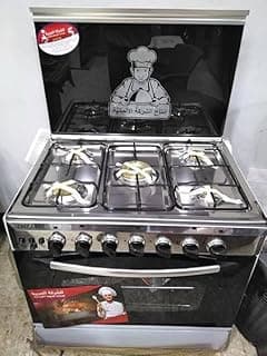 Chef Cook Cooker 90 * 60 cm 5 Burners Copper Full Stainless Fan