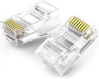 محول موصل ايثرنت RJ45 يو تي بي كات 6 (10 قطع)