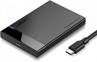 علبة هارد ديسك 2.5 بوصة USB 3.1 بسرعة 6G مع كابل USB-A إلى USB-C + كابل USB-C