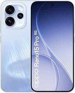 موبايل رينو 15 برو 5G 12GB 512GB ثنائي شرائح الاتصال غير مقفل 6.32 انش FHD+ اموليد 120Hz، ديمنستي 8450، كاميرا ثلاثية 200MP، 6200mAh وكولور او اس 16 وان اف سي وبصمة اصبع داخل الشاشة من أوبو