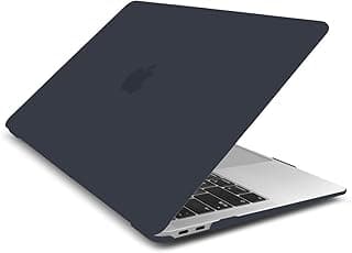 Plastic Hard Shell Protective Cover Matte Case for Apple MacBook Air 13.3 Retina with Touch ID - 2018 (Model: A1932) - Black