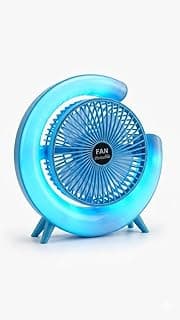 مروحة مكتب USB مع إضاءة RGB