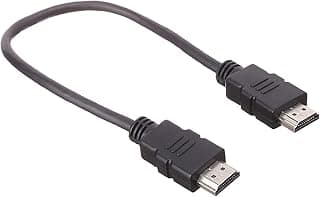 كابل HDMI ذكر الى HDMI ذكر kx2231 من كيندكس 20 سم - لون اسود