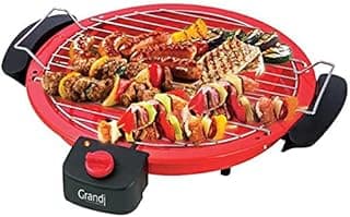 Electric Grill 2000 Watt from grandi HGGR-7005/6 Red