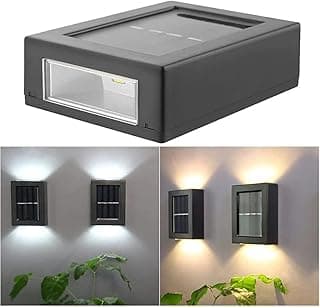 "Solar Wall Lamp Waterproof and Weatherproof with Smart Light Sensor"