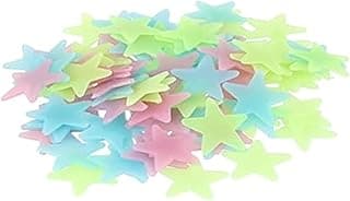 Other Generic 100pcs 3D Star Glow In The Dark Luminous Ceiling Wall Stickers Multi Color