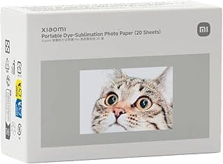 Portable Dye-Sublimation Photo Paper (20 Sheets)