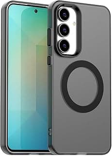 Candy Magnetic Phone Case Compatible with Samsung S25 FE, Stylish with Wireless Charging Support | Anti-Scratch and Shock Proof - White