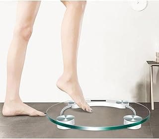 Round Electronic Weight Scale Lcd Display Toughened Glass 180Kg Gym Bathroom Smart Body Weighing Digital Scale AMZ-Z653EE8B522CECC60C1E9Z