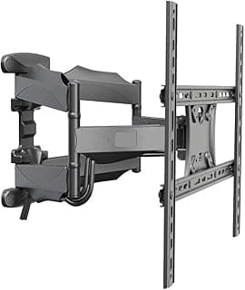 North.Bayou P5 Full Motion TV Wall Mount Bracket for 32" to 65" LED LCD Flat/Curved Screens up to 80 lbs, Black P5 North.Bayou P5 Full Motion TV Wall Mount Bracket