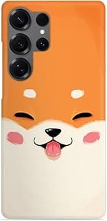 جراب موبايل سيليكون مطبوع بتصميم Happy Cat Art متوافق مع سامسونج Galaxy S25 Ultra (5G)