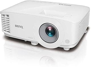 جهاز عرض مكتبي 3600 لومن WXGA من بينكيو MW550 بدقة DLP 1280x800 وسطوع وتباين مرتفع 20000:1 ومنفذ HDMI مزدوج وVGA وكيستون وسهل التركيب والاستخدام مع تقنية سمارت ايكو، 3600 لومين، أبيض