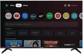 شاشة تورنيدو 32 بوصة سمارت HD، بدون إطار، ريسيفر داخلي، Google TV، بحث صوتي، مساعد جوجل، بلوتوث، HDR10، HLG، دولبي ديجيتال بلس، صوت محيطي، (موديل جديد) 32EA6500E