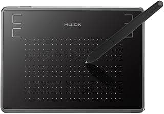 تابلت انسبيروي H430P للرسم الجرافيكي بمقاس 4.8×3 بوصة بقلم بدون بطارية تناسب لعبة فيديو اوسو متوافق مع نظام تشغيل ويندوز ماك للاستخدام المنزلي والمكتبي والتعليم الالكتروني من هيون