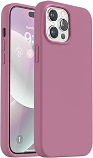 Compatible with iPhone 13 Pro Max Case, Liquid Silicone Full Body Protective Case with [Anti-Scratch] [Soft Microfiber Lining] [Camera Protective] for iPhone 13 Pro Max 6.7 inch, Lavander Purple