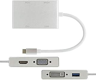 متوافق مع اجهزة لابتوب ونوت بوك - كوابل، VGA، عدد المنافذ: 4 , متعدد الالوان
