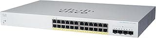 سويتش ذكي للأعمال CBS220-24P-4G، عدد 24 منفذ GE، يدعم PoE، عدد 4 منافذ SFP، ضمان 3 سنوات