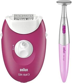 Silk-épil 3 3-420 epilator with 2 extras incl. Silk-épil bikini trimmer - International Warranty