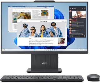 لينوفو ايديا سنتر AIO 24IRH9، انتل كور i7-13620H، 8GB RAM، 512GB SSD، بطاقة رسومات UHD مدمجة، شاشة لمس FHD 23.8 انش، 100Hz، IPS-250nits-NT كيبورد لاسلكي + ماوس، رمادي لونا، F0HN00LGAX