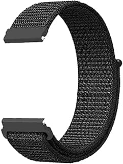 Soft Nylon Watchs Compatible Amazfit Pop 3R Sport Strap Replacement Bracelet Women Men offering a superior user experience and an elegant industrial design architecture - Black